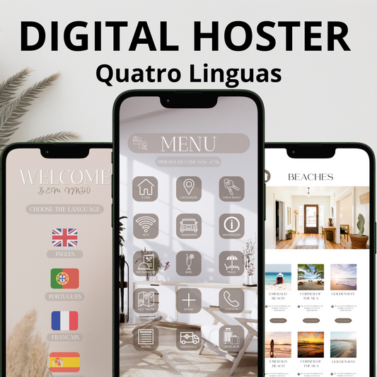 Personalização Digital Hoster 4 linguas