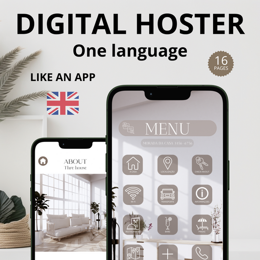 Personalização Digital Hoster 1 Lingua